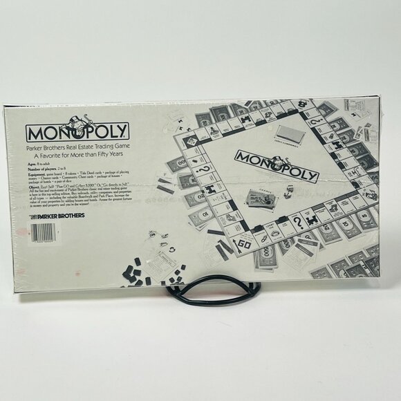 Vintage Monopoly Parker Brothers Real Estate Trading Game 1985 Sealed - Picture 2 of 4